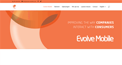 Desktop Screenshot of evolve-mobile.com