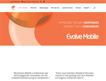 Tablet Screenshot of evolve-mobile.com